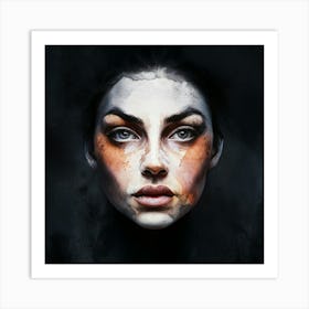 Portrait Of A Woman 67 Art Print