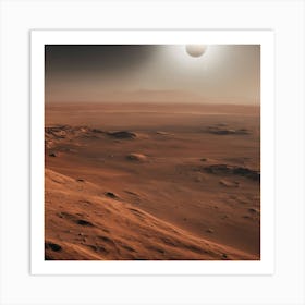 Mars - Mars Stock Videos & Royalty-Free Footage 4 Art Print