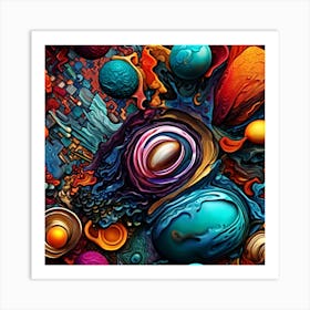 Earth Design Art Print