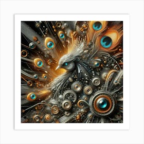 Peacock 5 Art Print