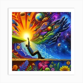 Psychedelic Painting 1 Art Print