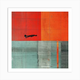 Aerial pavement Art Print