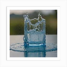 Water Splash 5 Art Print