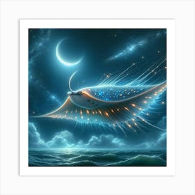 The Nightray (A Mythical Beast) The Mythical World Collection Style C Art Print