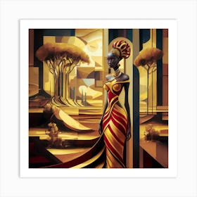 African Woman 1 Art Print