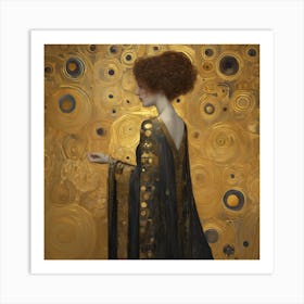 Klimt'S Woman 1 Art Print