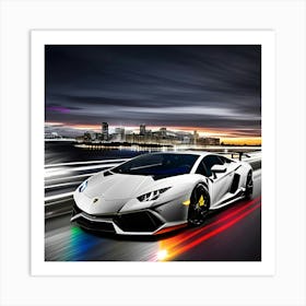 Lamborghini 93 Art Print