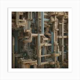 Futuristic City 2 Art Print