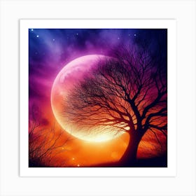 Full Moon 4 Art Print