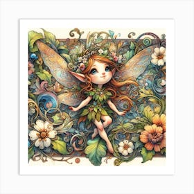 A Cute Fairy 2 Art Print