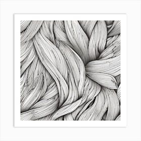 Wavy Pattern 3 Art Print