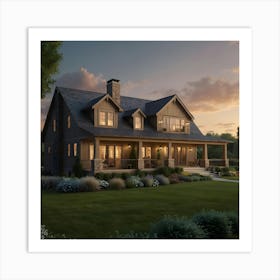 Country Home Art Print