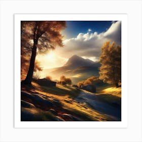 Landscape Wallpapers 11 Art Print