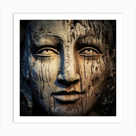 Firefly Weathered Face With Bold Textured Details 88691 Art Print