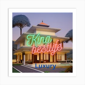 King Beststyle Luxury Art Print