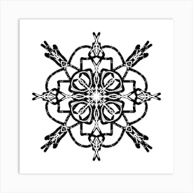 Snowflake 54 Art Print