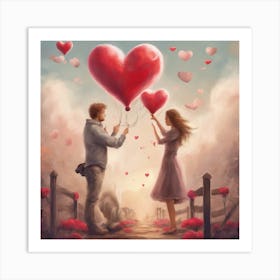 Love Is In The Air Art Print (4) Art Print