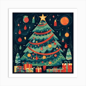 Christmas Tree 19 Art Print