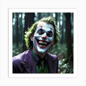 Joker In The Woods 14 Art Print