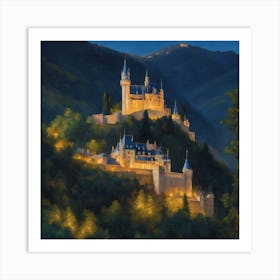 Fairytale Castle Art Print