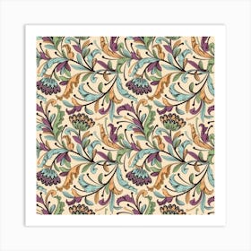 Floral Pattern 1 Art Print