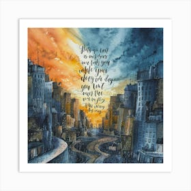 City Of Angels Art Print