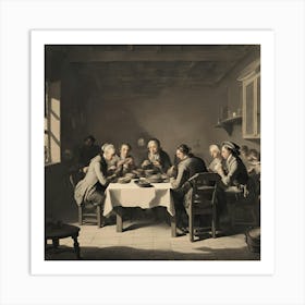 Supper Of The Kings Art Print