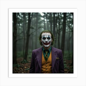 Joker In The Woods 19 Art Print