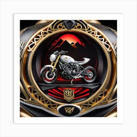 Motorcycle 2 Art Print