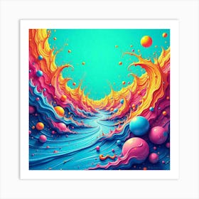 Abstract Painting 30 Art Print