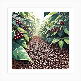 Coffee Beans 5 Art Print