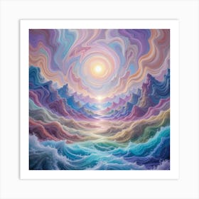 Ocean Waves Art Print