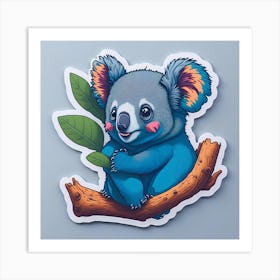 Koala Sticker 9 Art Print