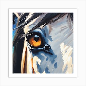 Eye Of The Horse 1 Art Print