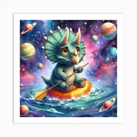 Triceratops Art Print