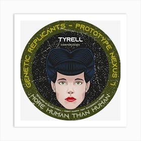 Tyrell Genetics Nexus 7 Color Blade Runner Art Print