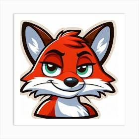 The red fox 4 Art Print