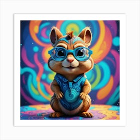 Chipmunk 40 Art Print