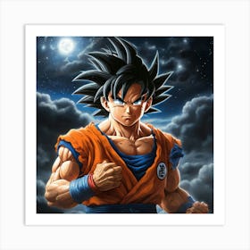 Dragon Ball Z Wallpaper 1 Art Print