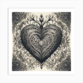 Heart Of Gold Art Print