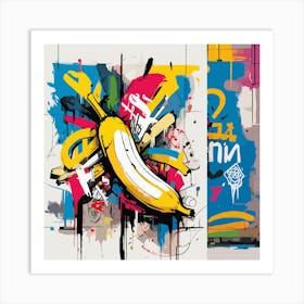 Banana Art Art Print