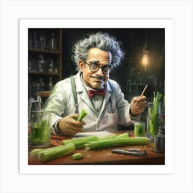 Albert Einstein 3 Art Print