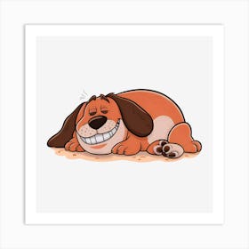 Happy Dog 1 Art Print