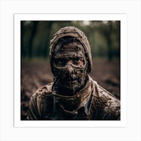 Man In The Mud Art Print