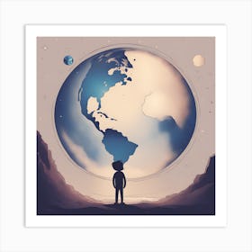Earth Concept Illustration Art Print