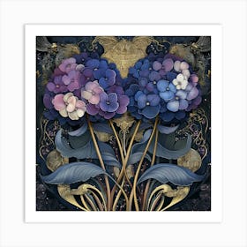 Hydrangeas Art Print