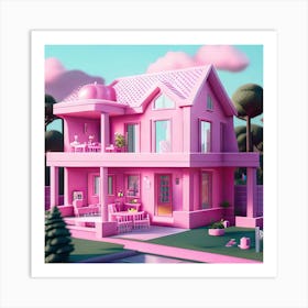 Barbie Dream House (589) Art Print