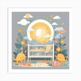 Cute Baby Nursery Art Print