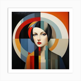 Bauhaus Turkish Woman 01 Art Print