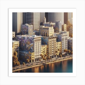 San Francisco Cityscape Art Print